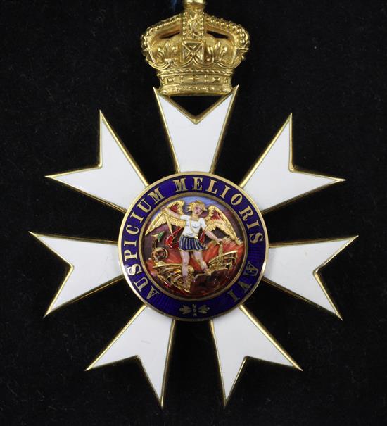 The Most Distinguished Order of St Michael and St George K.C.M.G, 4.25in.